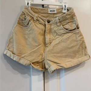 Rolla's High Waist Yellow Corduroy Shorts